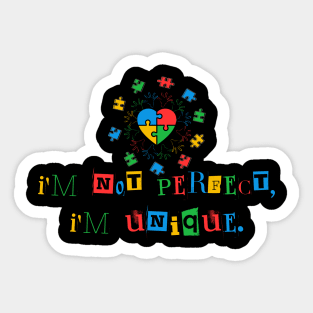 I'm unique Sticker